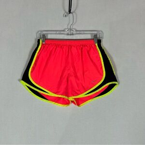 Nike Women's Athletic Shorts - Pink and Yellow